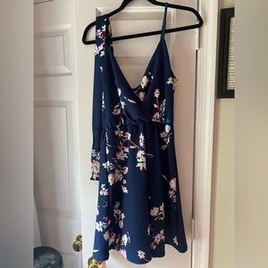 Spaghetti strap floral dress